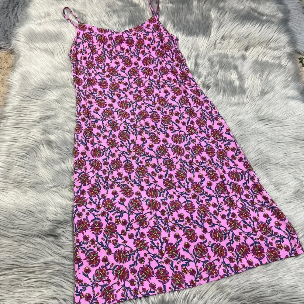Old Navy Multicolored Floral Rayon Slip Tank Dress Size 6